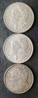 1879 O, 1896, and 1900 $1 Morgan Silver Dollars