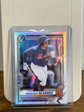 Francisco Alvarez [Refractor] #BDC-112 (2021 Bowman Draft Chrome)