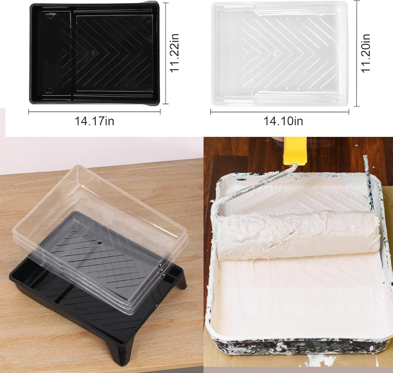 21 Pack Paint Roller Set, 4 Inch and 9 with Frame, Color 