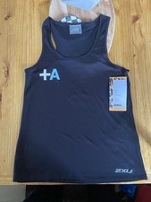 Image of 2XU Women's Aero Singlet XS (AU 6-8) Black BNWT – Run Adelaide +RI ADL