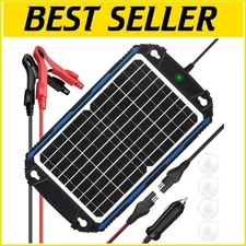 Advanced 12V Solar Panel Charger - Eco-Friendly, Easy Installation, Waterproof