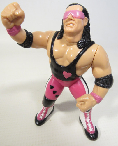 Bret Hitman Hart WWF Hasbro Action Figure Series 4...