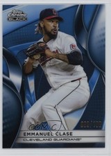 2025 Topps Chrome Black Blue Refractor 93/150 Emmanuel Clase #119 1gm6