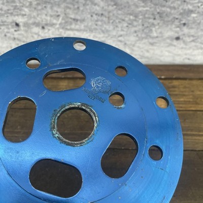 Vintage Tuf-Neck Power Disc Blue 110 BCD BMX Chainring Spider