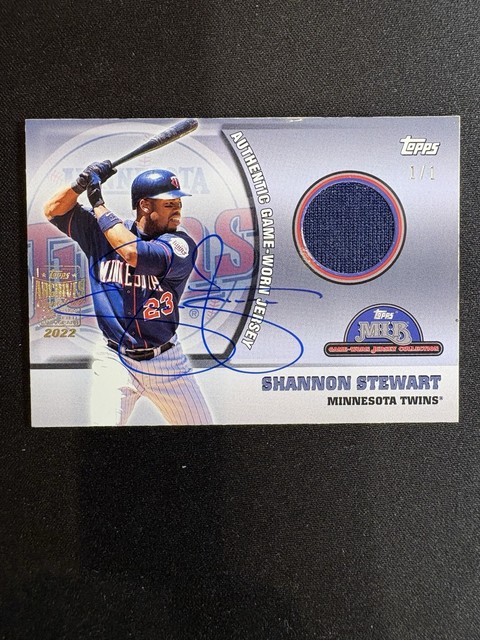 2005 Topps Opening Day 1/1 - Jerseys Shannon Stewart #44 (MEM)