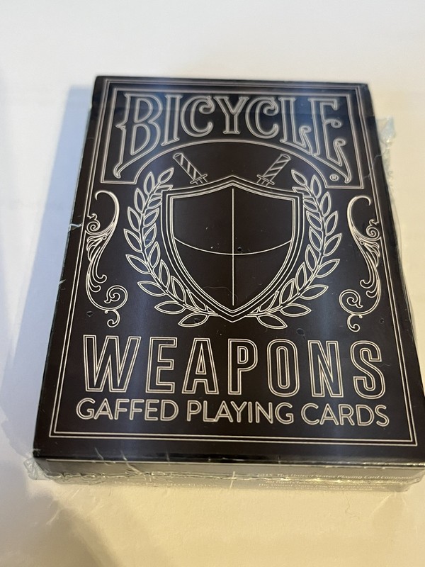 Bicycle Weapons Gaffed playing cards NEW SEALED  2015 Edition