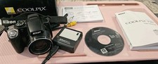 Nikon Coolpix P80 CAMERA, battery, Charger, User Manuals And Box