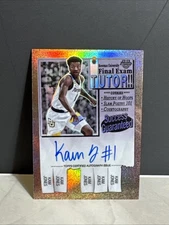 2024-25 Bowman University Chrome Kam Jones Final Exam Tutor Auto Pacers
