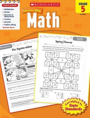 Scholastic Scholastic Success with Math: Grade 5 Workbook (Taschenbuch)