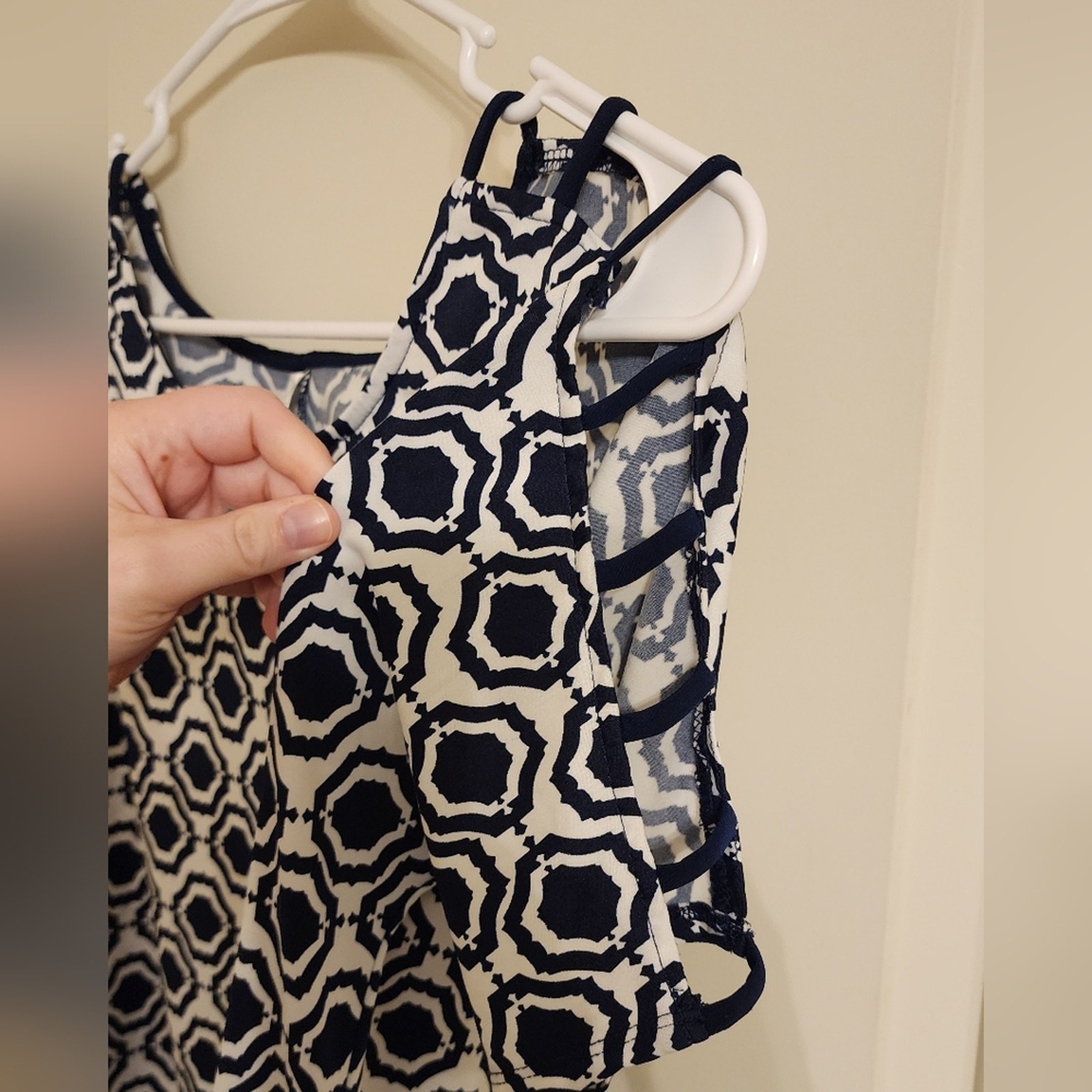 PerSeption Concept Navy And White Pattern cold sh… - image 3