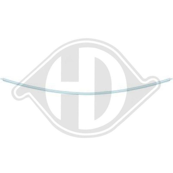 1X Zier /Schutzleiste StoßFäNger Diederichs 1807766 FüR Opel Hinten-image
