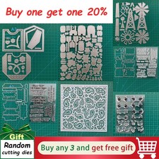 Farm Windmill Cutting Dies Stamps Stencil DIY Scrapbooking Paper Album Embossed