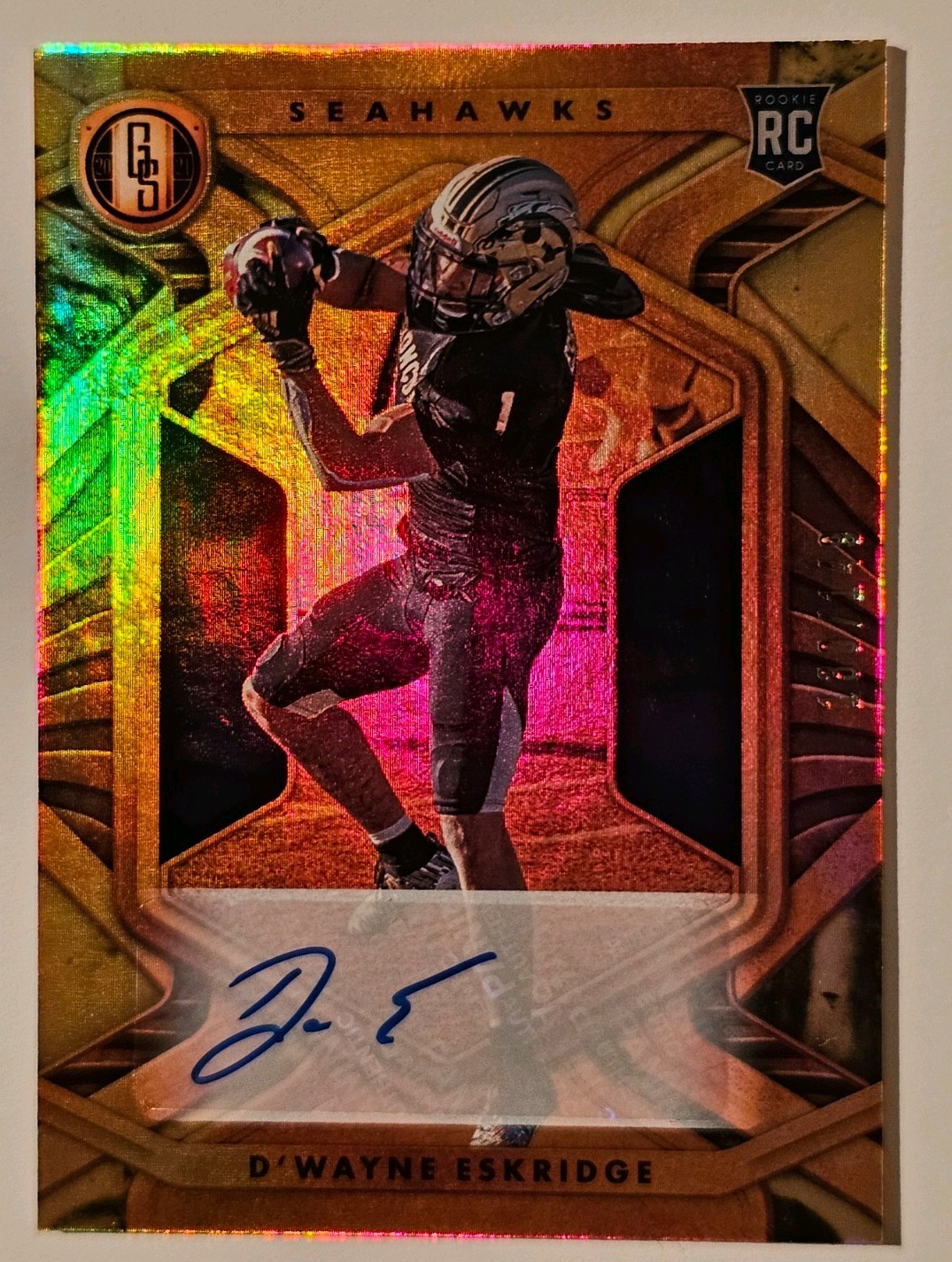 2021 Panini Gold Standard D'Wayne Eskridge RC Rookie Auto /149 Seattle Seahawks