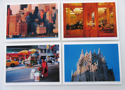 4 x NEW YORK CITY ua. Midtown Manhattan Ansichtskarten Postkarten USA Postcards