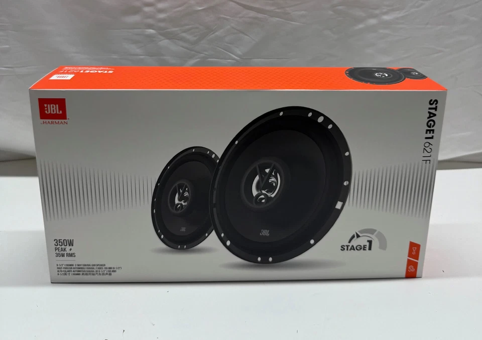 JBL 350W 2WAY 6.5 INCH 16.5cm CAR/VAN DOOR/SHELF SPEAKERS PAIR STAGE 1621F - Image 3 of 4