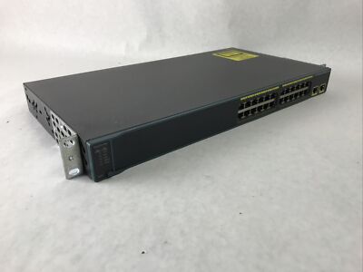 Cisco WS-C2960-24TT-L Catalyst 2960 24 Port Managed Networking Switch