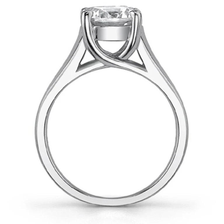 1.50 CT. Moissanite Gemstone with 925 Sterling Silver Ring for Women's #117 - image 2 of 4