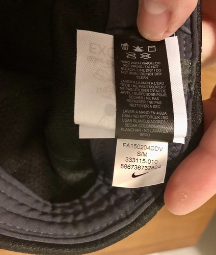 Nike Golf WDI Disney Imagineering D23 Negro Hechicero Mickey AJUSTADO S/M Sombrero Usado en Excelente Condición - Imagen 8 de 17