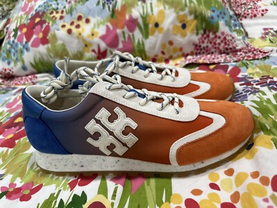 新品Tory Burch Vintage Nylon Sneaker 5.5 Tory Burch Vintage Nylon Lightweight Training Sneaker Shoes