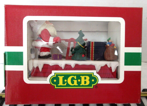 LGB 21010 CHRISTMAS SANTA HAND CAR NEW - Picture 5 of 6