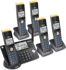 VTech Cordless Phone Answering Machine Bluetooth 5 Handset Long Range Intercom
