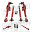 thumbnail 1  - Red For 95-98 240SX S14 S15 4pc Front Lower Control Arm High Angle Tension Rod