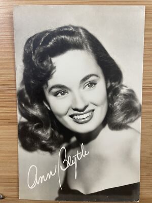Ann (Anne) Blyth Actress Postcard with message Weekend with Father, Swell Guy