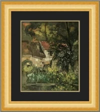Paul Cezanne House of Pere Lacroix Custom Framed Print
