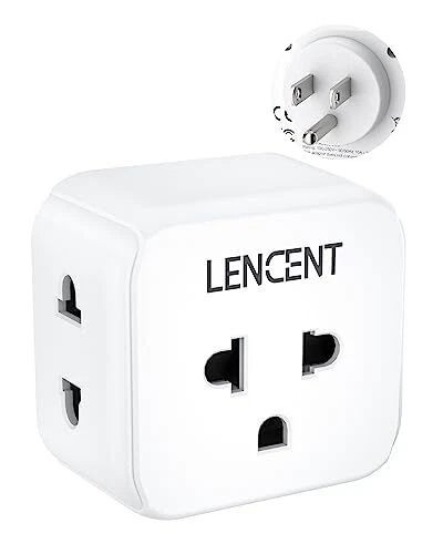 EU to US Plug Adapter European to USA Outlet Adaptor Travel from Europe to