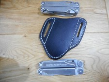 Leatherman Wave Black oil tanned Buffalo leather quick draw sheath. Sheath only.