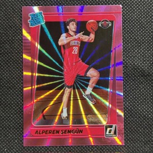 2021-22 Panini Donruss - Rated Rookie Alperen Sengun #219 Holo Pink Laser (RC)