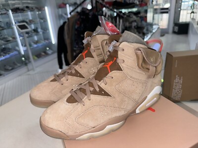 Size 11 - Jordan 6 Retro x Travis Scott Mid British Khaki for sale