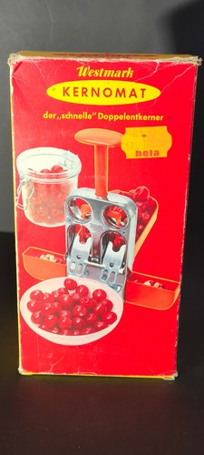 Vintage - Westmark Kirschen-Doppelentkerner - Kernomat - Metall - Saugfuß - Bild 4 von 7