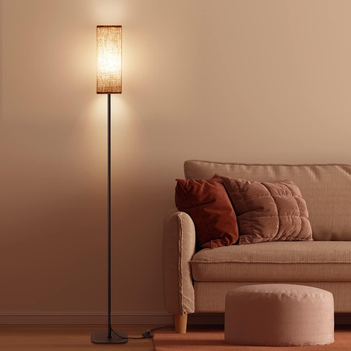Lampade da terra per soggiorno, moderna da tavolo a LED, lettura, 3 temperature 