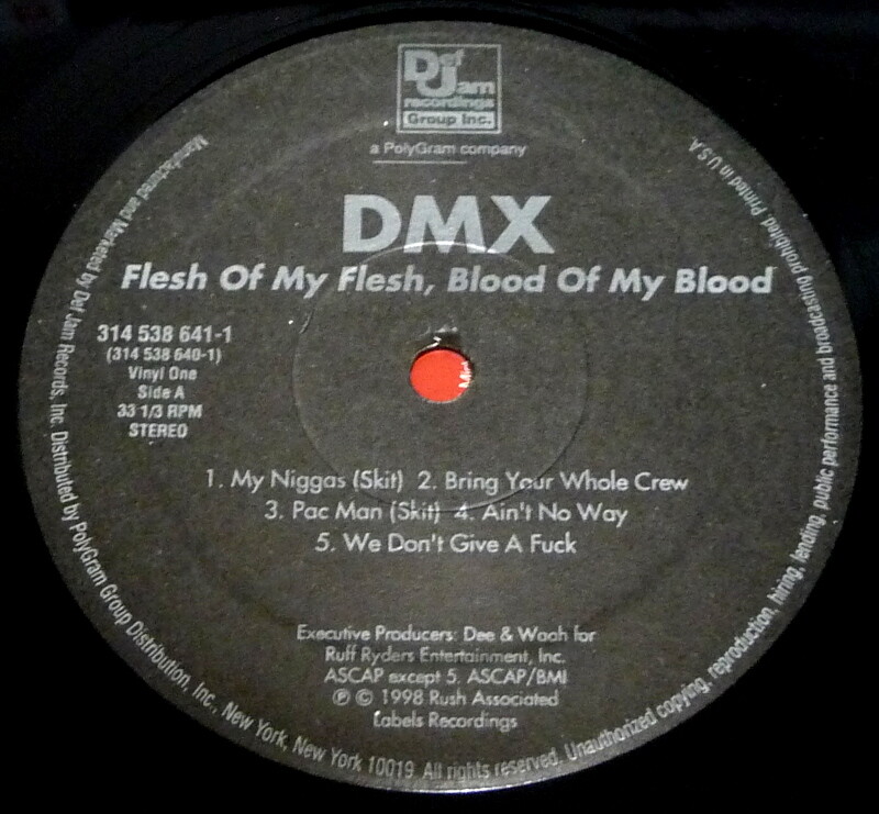 欧2LP DMX Flesh Of My Flesh, Blood Of My Blood 0600753463802 Def Jam Recordings /00520 Flesh Of My Flesh Blood Of My Blood by DMX (CD 1998 Def Jam
