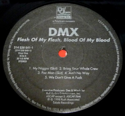 DMX Flesh Of My Flesh Blood Of My Blood US 2LP Def Jam Recordings