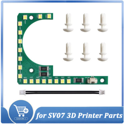 Electric LED Light Board High Brightness Light Board for SV07 3D Printer ADE