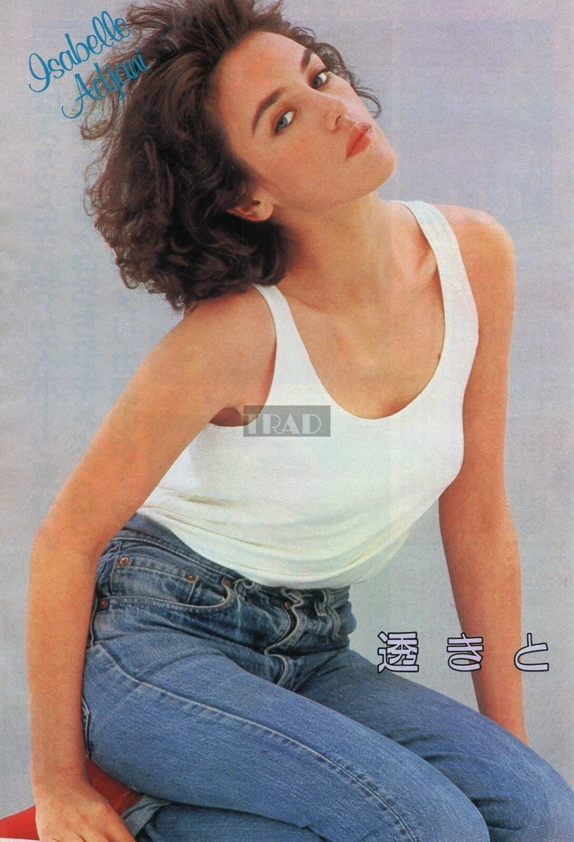 ISABELLE ADJANI sexy 1983 JPN Picture Clipping 2-SHEETS #udp | eBay