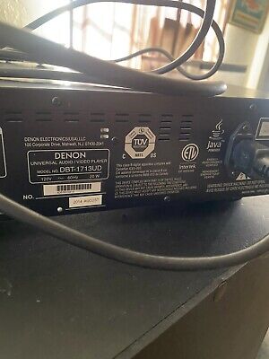 Denon DBT-1713UD Universal Blu Ray Player- Works GREAT | eBay Denon DBT-1713UD Universal Blu Ray Player- Works GREAT | eBay