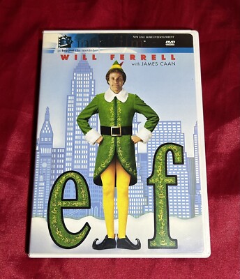 Elf 2DVD Widescreen & Full Screen 2 Discs 2004 Infinifilm Set Will Farrell VG