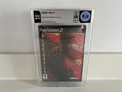 Spider-Man 2 (PS2, Playstation 2) WATA 9.8 A+ New Sealed Graded VGA CGC 1st!