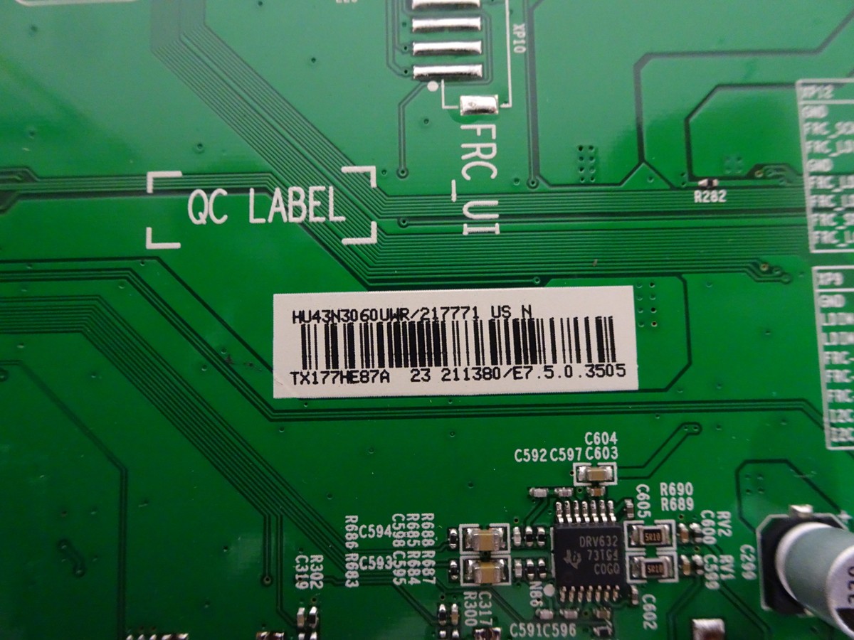 Sharp LC-43LBU591U Main Board (211380, RSAG7.820.7350/ROH) 217771