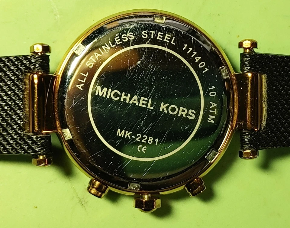 Reloj cronógrafo Michael Kors Parker MK-2281 oro rosa. Foto 4 de 4