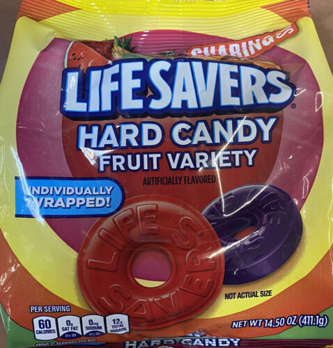LifeSavers FRUIT VARIETY Breath Mints Bulk Hard Candy Candies 14.5 oz Bag - Picture 1 of 2