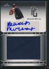 2013 Leaf Perfect Game Game Worn Jumbo Patch Relic Auto Brandon Murray
