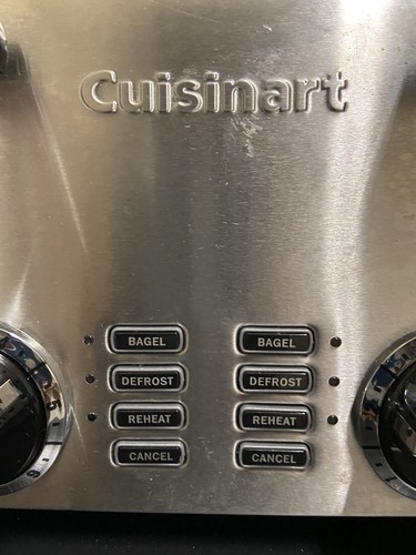 Cuisinart Elements 4-Slice Toaster Bagel Stainless Steel Model CPT-240TN - Picture 3 of 11