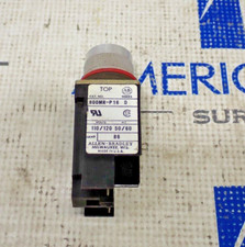 Allen Bradley 800MR-P16 Ser D Green Pilot Light, 110/120V