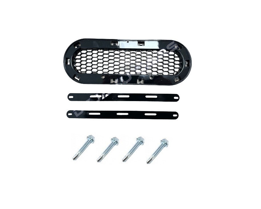 Foto 5 van RS4 Look Kühlergrill Tuning Wabengrill Schwarz für Audi A4 B9 / S4 / S line