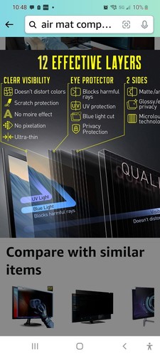 Air Mat 19,5" widescreen (16:9) schermo privacy computer - Foto 11 di 12