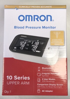 Omron 10 Series BP7450 Upper Arm Blood Pressure Monitor - Black